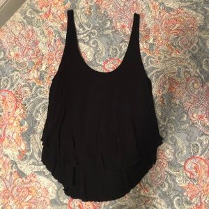 Free people flowy black tank